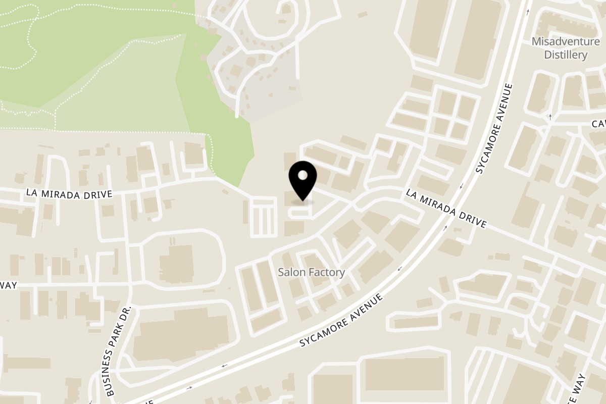 Map showing the location of Joe Beez Joe Beez Vista on 2349 La Mirada Dr in Vista